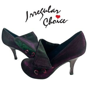 Irregular Choice Shoes Pumps Flick Flack Spats Alice in Wonderland Ltd. Edition